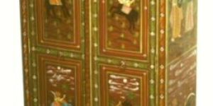 Wooden Painted Cupboard