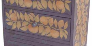 Wooden Printed Sideboard