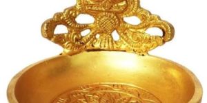 Table Oil Lamp with Laxmi Ji Brass Deepak for Your Home