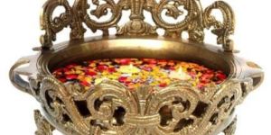 Urli - Floating Flower Pot Metal Brass Decorative Figure