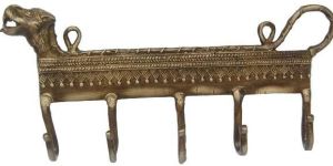 Wall Key and Cloth Hanger Made in Brass Metal