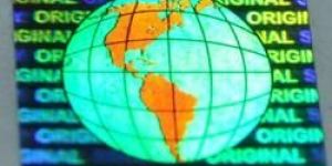 Hologram Labels Security Globe Original