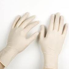 Latex Surgical White Gloves