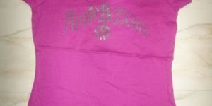 Ladies Cotton Pink T Shirt