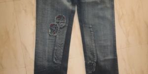 Regular Fit Plain Mens Denim Jeans