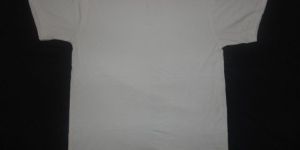 Mens White Cotton T-shirt