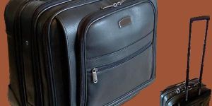 4 Wheel Black Travel Trolley Bag