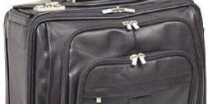 Black Plain Trolley Bag For Travelling