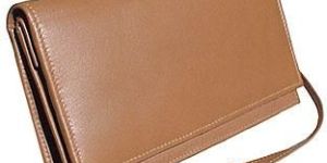Ladies Matte Brown Leather Wallet