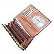 Ladies Plain Small Leather Wallet