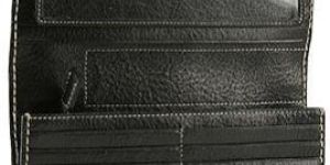 Leather Plain Black Genuine Leather Wallet