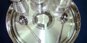 Silver Thali Set