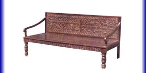 Teak Wood Indoor Wooden Bench