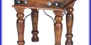 Square Antique Wooden Table