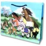 Multicolor Animal Printed Paper Bags