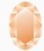 Oval Faceted Glass Stone