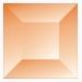 Square Faceted Glass Stone
