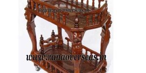 Wooden Serving Trolly
