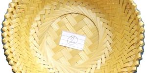 Natural Bamboo Round Basket