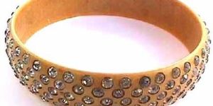 Ladies Stone Work Resin Bangles