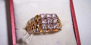 Gents Engagement Diamond Ring