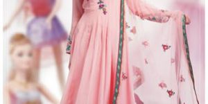 Net Embroidered Salwar Kameez