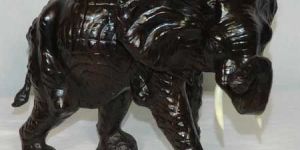 Leather Elephant Statues