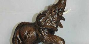 Leather Elephant Statues