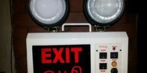 AC DC Exit Emergency Light