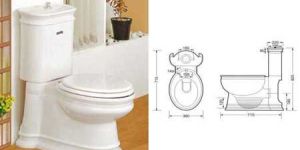 Sober Couple Suit Toilet