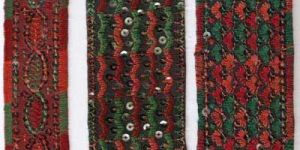 Dark Chart, Embroidered Lace