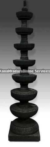 Black Stone Temple Diya