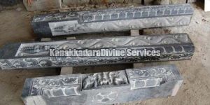 Black Stone Temple Frame Sculpture