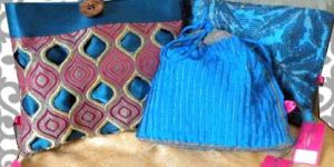 Brocade Vanity Pouch