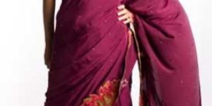 Purple Patch Saree