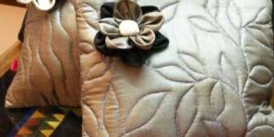 Silk Embroidery Vanity Pouch