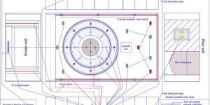 Home Theater Layout & Drawing