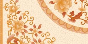 Ivory Glossy Floor Tile