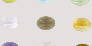 Watermelon Carved Cabs 14x10mm