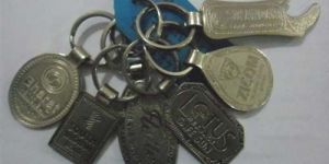 Silver Metal Key Chain
