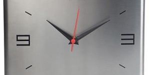 Steel Wall Clock