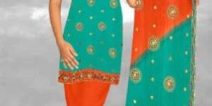 Sequins Work Salwar Kameez Fabric
