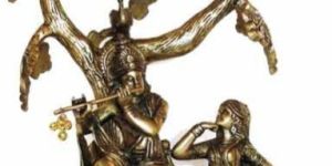 Brass Krishna Statue