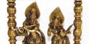 Brass Krishna Statue