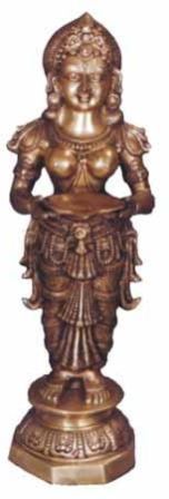 Brass Laxmi Statue