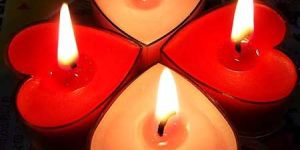Heart Shaped Votive Candles