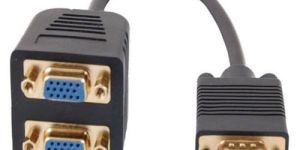 JV03 VGA MALE TO 2 FEMALE ADAPTER