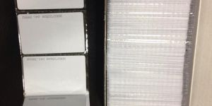 THIN RFID CARDS WITH NUMBERS