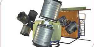 Moving Oven Rotomoulding Machine