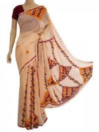 Cotton Embroidered Sarees
